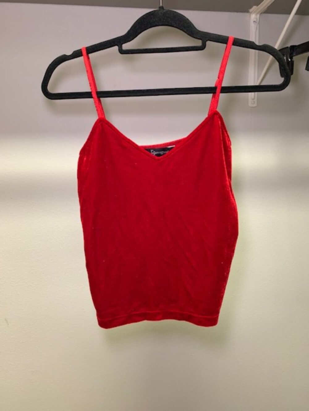 Pajamagram Red Velvet Camisole – XS Luxe & Cozy Sleepwear
